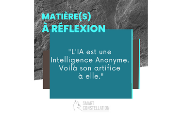 L’IA est une intelligence anonyme. Voilà son artifice à elle 🧠